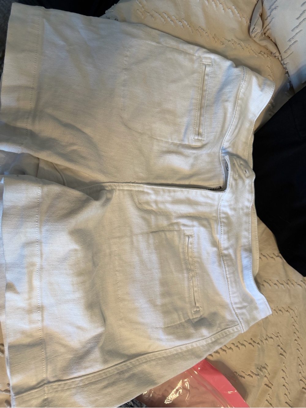 Womens White Casual Pants